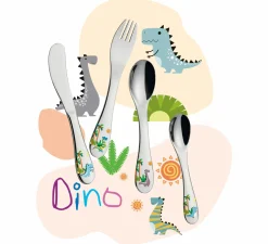Kinderbestecke>Cilio Kinderbesteck silberfarben