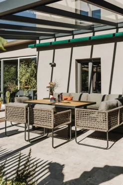 COSMIC-COLLECTION Dining Rope Ecklounge schwarz^ Gartenlounge Sets