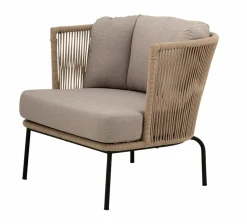 COSMIC-COLLECTION Rope Gartenloungesessel schwarz^ Lounge Sessel