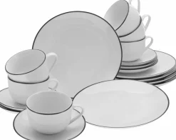 CreaTable Kaffeegeschirr 18tlg weiß^ Geschirrsets