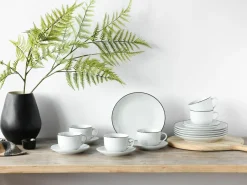 CreaTable Kaffeegeschirr 18tlg weiß^ Geschirrsets