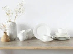 Geschirrsets>CreaTable Kaffeegeschirr 18tlg beigeweiß