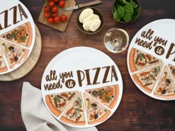 CreaTable Pizzateller 33cm mehrfarbig^ Pasta & Pizzateller