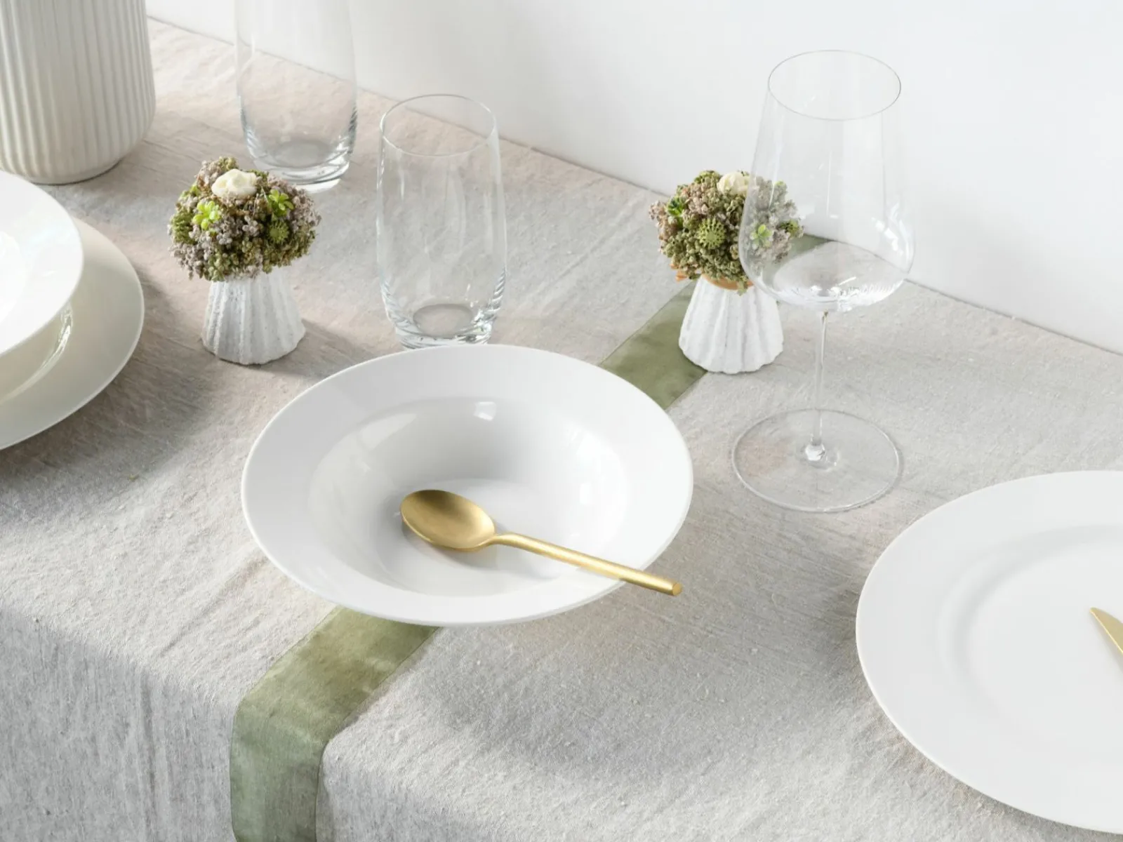 Suppenteller>CreaTable Suppenteller 22,5cm beige