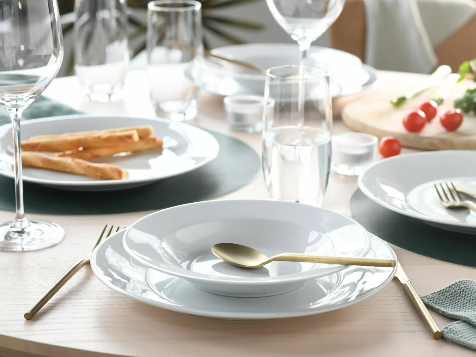 Geschirrsets>CreaTable Tafelgeschirr 12tlg weiß