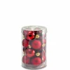 Dekoration>Decoris 16er Kugelbox 3,5cm rot