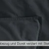 Linon-Renforce>Dero Textil Bettwäsche grau