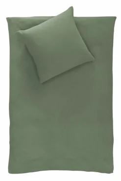 Dero Textil Musselin-Bettwäsche grün^ Musselin