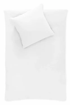 Dero Textil Musselin-Bettwäsche weiß^ Linon-Renforce|Musselin