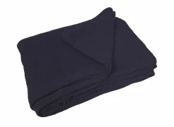 Dero Textil Musselin-Wohndecke blau^ Wohndecken