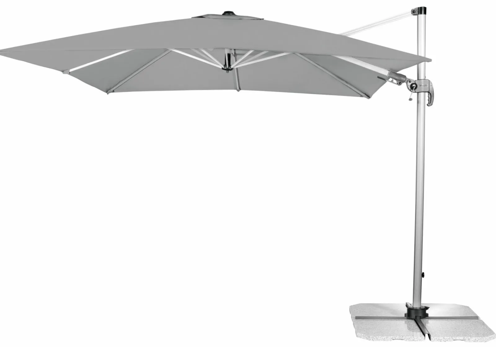 Doppler Pendelschirm grau^ Sonnenschirme