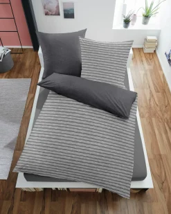 Dormisette Bettwäsche grau^ Flanell