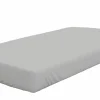 Bettlaken>Dormisette Jersey-Spannbettlaken silberfarben