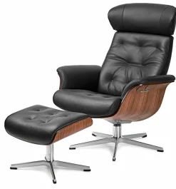Drehsessel mit Hocker^ Tv & Relaxsessel