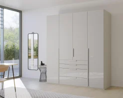 Drehtürenschrank grau^ Kleiderschränke