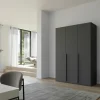 Kleiderschränke> Drehtürenschrank grau