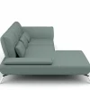 Sofas & Couches> Eckgarnitur blaugrau