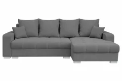 Sofas & Couches> Eckgarnitur grau