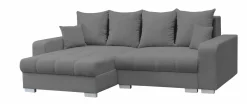 Sofas & Couches> Eckgarnitur grau