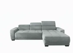 Sofas & Couches> Eckgarnitur grau