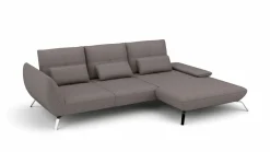 Sofas & Couches> Eckgarnitur grau
