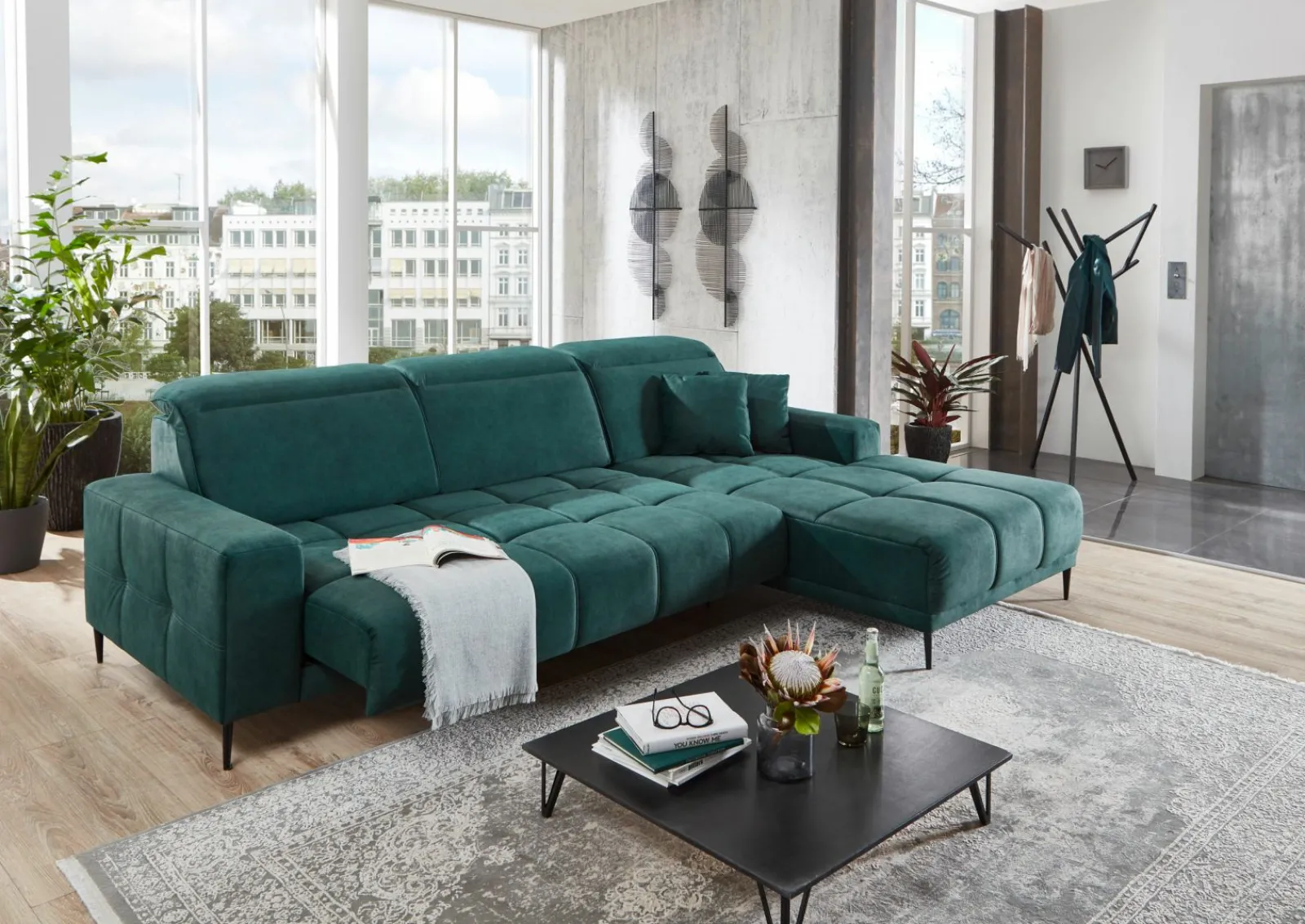 Eckgarnitur grün^ Sofas & Couches