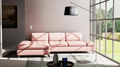 Eckgarnitur pinkrot^ Sofas & Couches