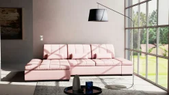 Eckgarnitur pinkrot^ Sofas & Couches