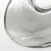 Dekoration>Edelman Glasvase 25cm grau