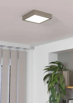 Eglo LED-Aufbauleuchte 1flg silberfarben^ Deckenleuchten