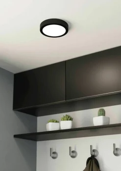Eglo LED-Aufbauleuchte 1flg schwarz^ Deckenleuchten