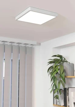 Deckenleuchten>Eglo LED-Aufbauleuchte 1flg weiß