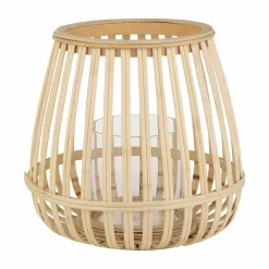 Dekoration>EGLO Living Windlicht 20cm braun