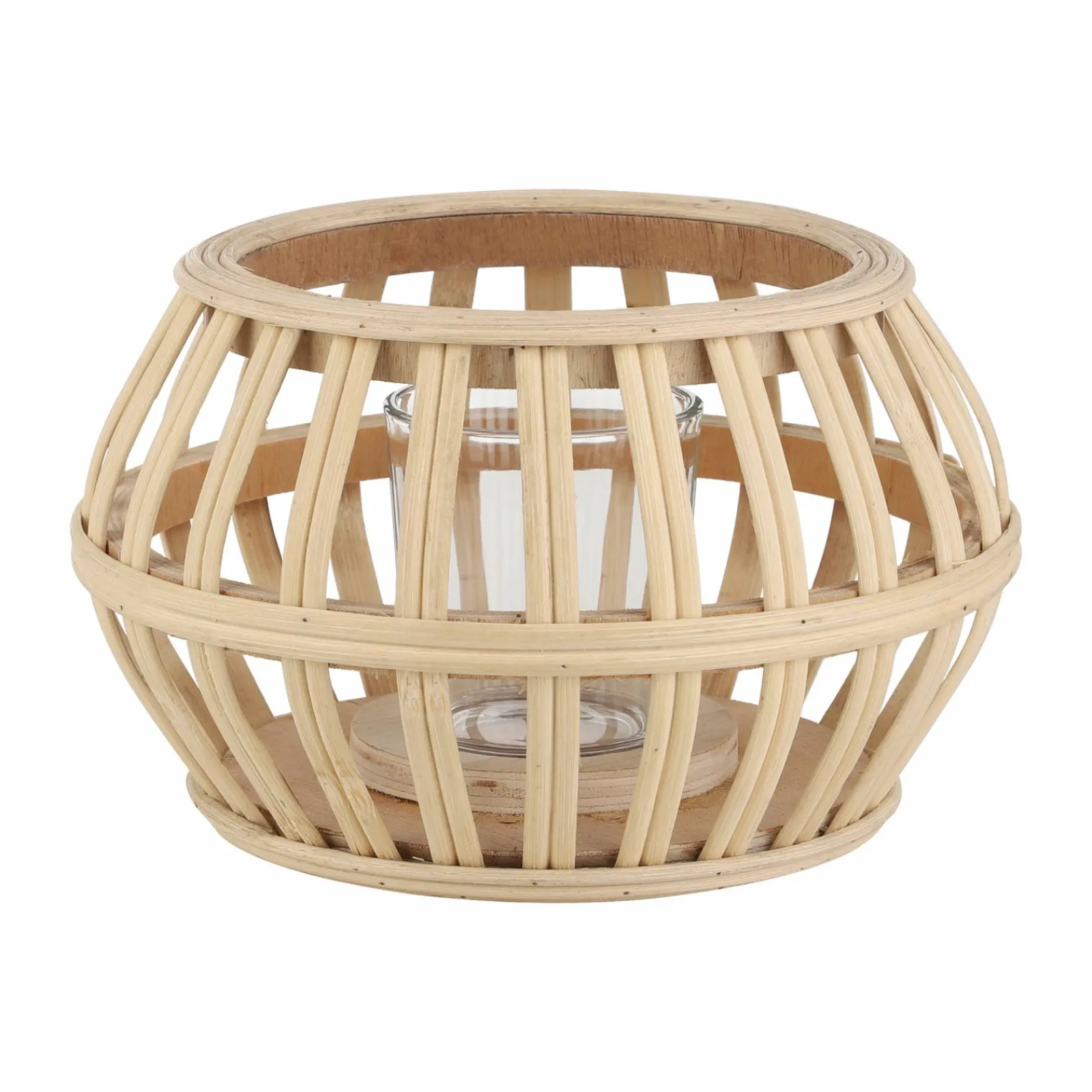 Dekoration>EGLO Living Windlicht 10,5cm braun