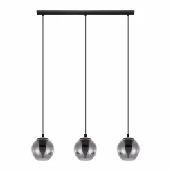 Eglo Pendelleuchte 3flg schwarz^ Pendelleuchten