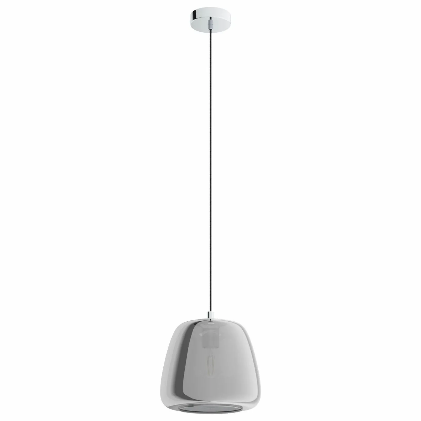 Eglo Pendelleuchte 1flg silberfarben^ Pendelleuchten