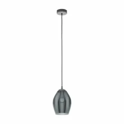 Eglo Pendelleuchte 1flg silberfarbengrau^ Pendelleuchten