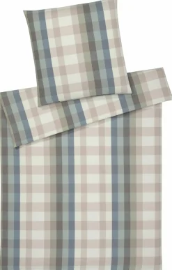 Elegante Flanell-Bettwäsche grün^ Flanell|Biber