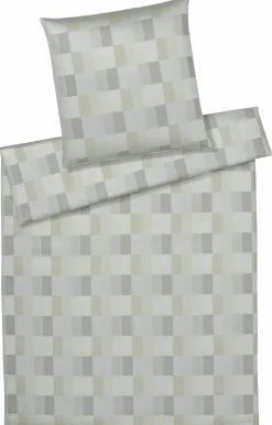 Satin>Elegante Mako-Satin-Bettwäsche beige