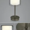 elements by BANKAMP LED-Tischleuchte 1flg goldfarben^ Tischleuchten|Schreibtischlampen