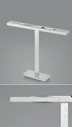 Tischleuchten>elements by BANKAMP LED-Tischleuchte 1flg silberfarben