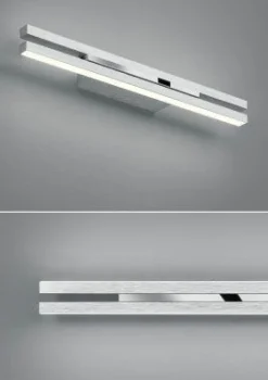 Wandleuchten>elements by BANKAMP LED-Wandleuchte 1flg silberfarben