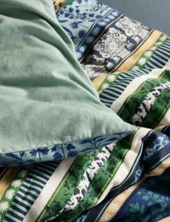 ESSENZA HOME Flanell-Bettwäsche grün^ Flanell|Biber