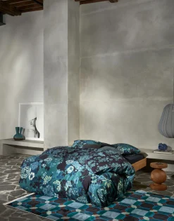 Satin>ESSENZA HOME Satin-Bettwäsche blau