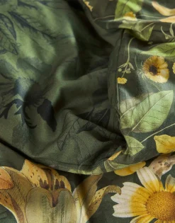Satin>ESSENZA HOME Satin-Bettwäsche grün