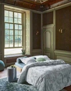 Satin>ESSENZA HOME Satin-Bettwäsche blau
