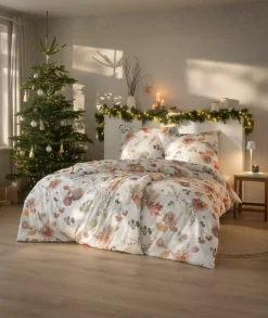 Estella Kuschelflanell-Bettwäsche braun^ Flanell|Biber