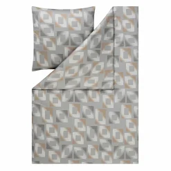 Jersey>Estella Mako-Interl.-Jersey-Bettwäsche grau