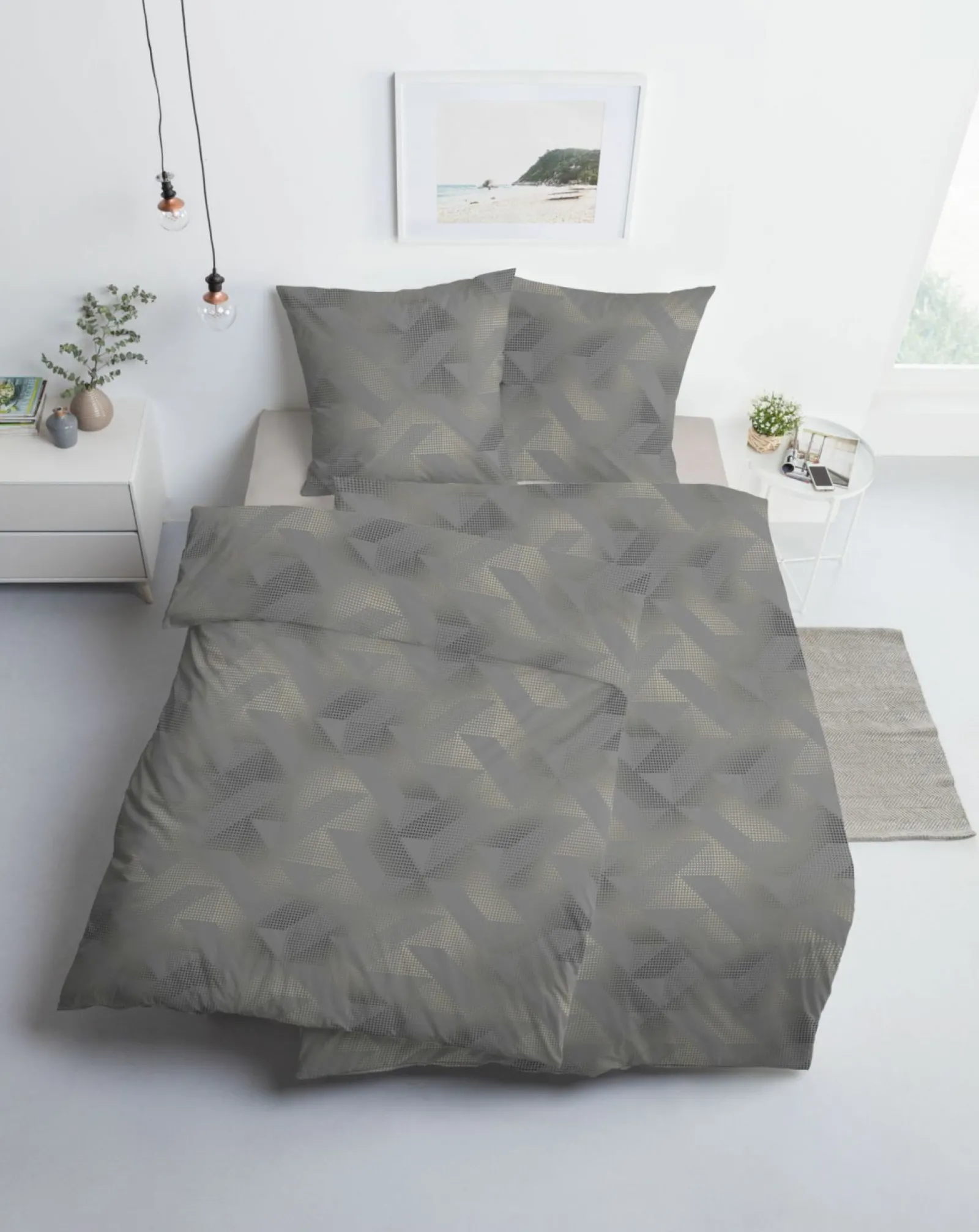 Estella Mako-Interl.-Jersey-Bettwäsche grau^ Jersey