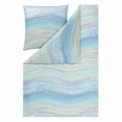 Jersey>Estella Mako-Interl.-Jersey-Bettwäsche blau